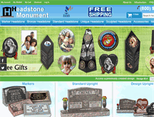 Tablet Screenshot of headstonemonument.com